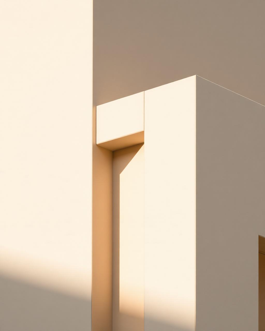Architectural detail of a stone corner in warm natural light
